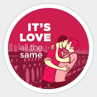 ADVOCASHIRTS - It's Love All The Same Sticker